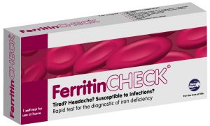 FerritinCHECK rapid test for the diagnostic of iron deficiency at home