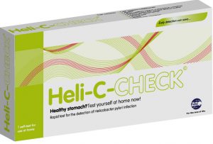 Heli-C-CHECK rapid test to detect the presence of Helicobacter pylori antibodies in whole blood
